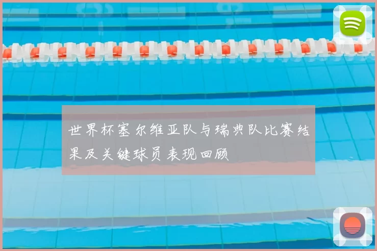 世界杯塞尔维亚队与瑞典队比赛结果及关键球员表现回顾